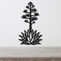 Blooming Agave Metal Wall Art