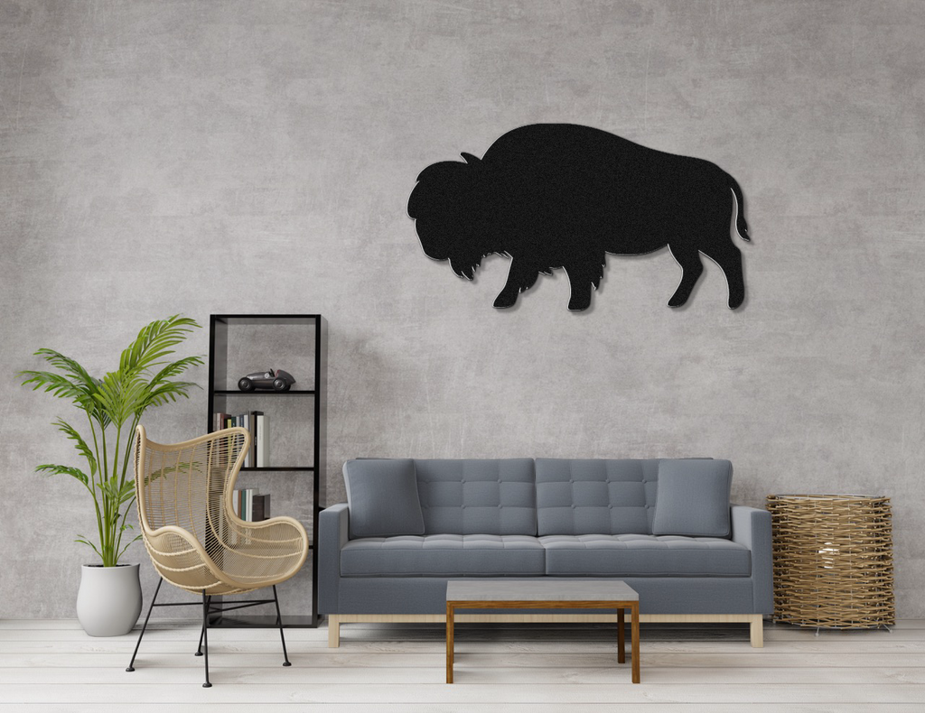 Buffalo Metal Wall Art