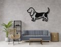 Basset Hound Metal Wall Art