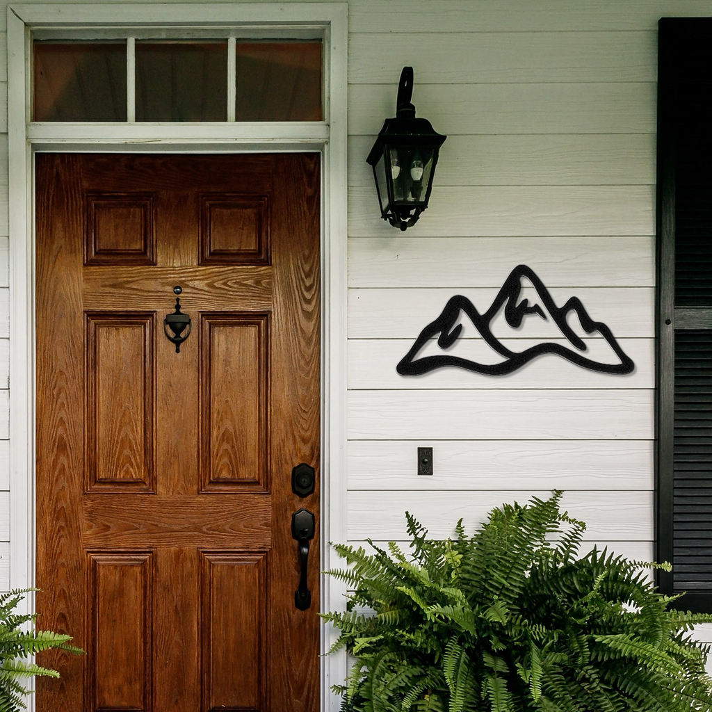 Mountains Metal Wall Art