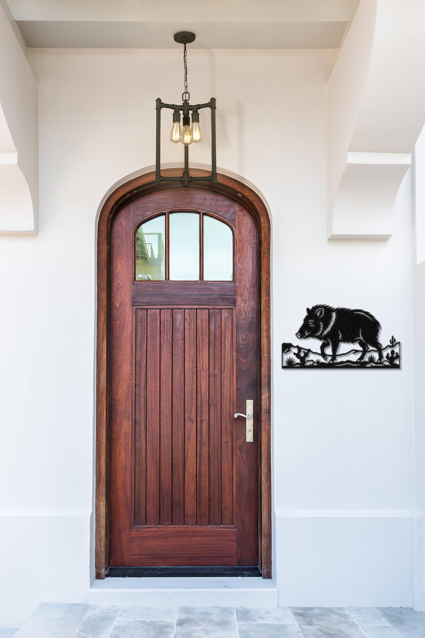 Javelina Metal Wall Art