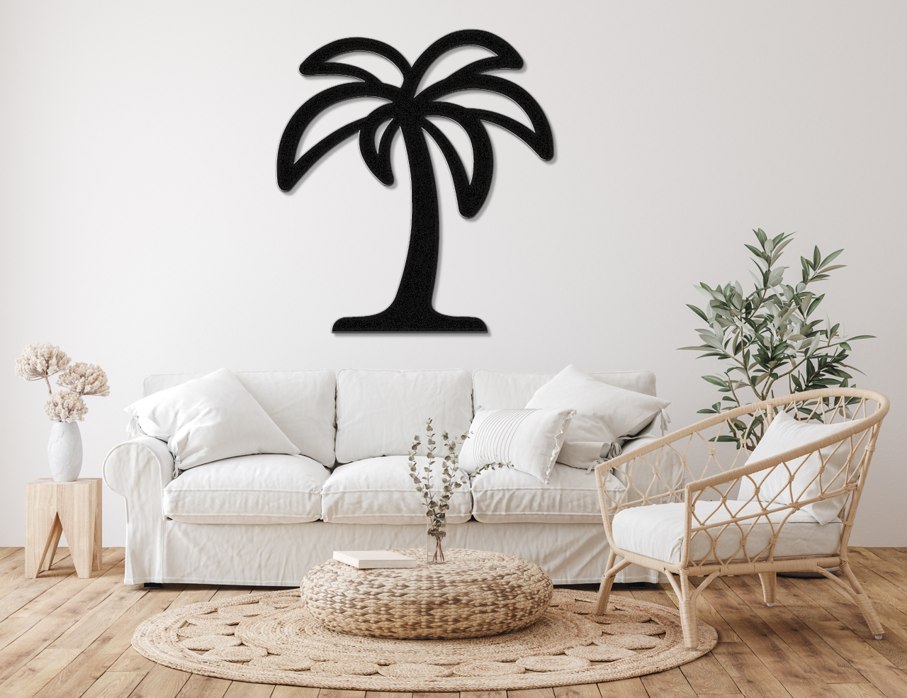 Palm Tree Metal Wall Art