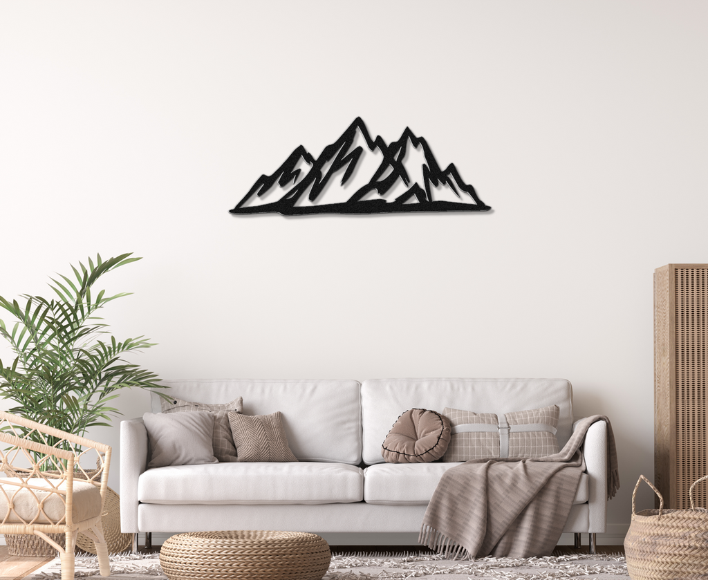 Mountains Metal Wall Art