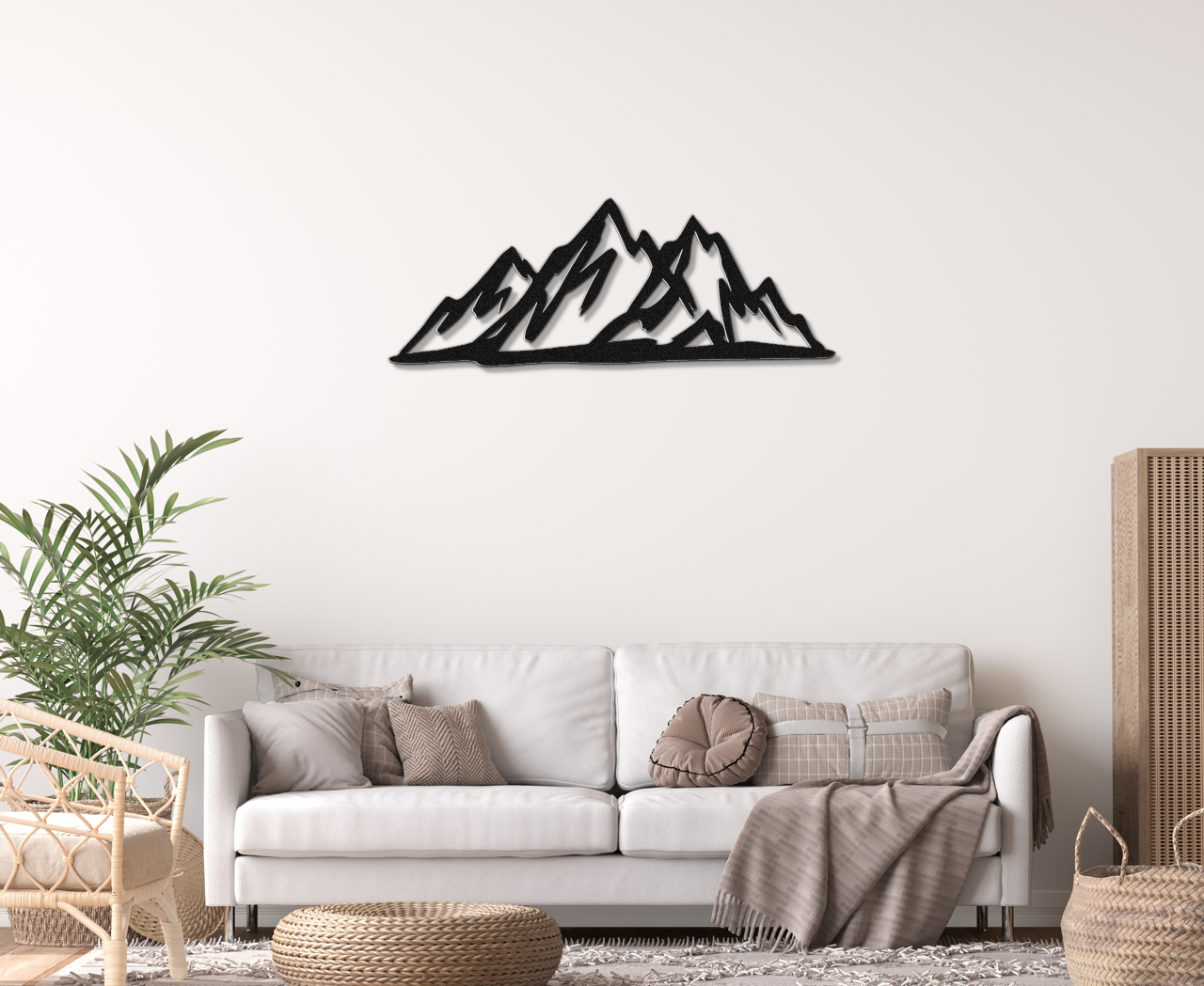 Mountains Metal Wall Art