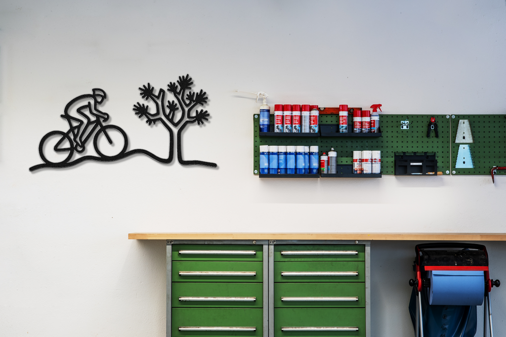 Joshua Tree Cycling Metal Wall Art