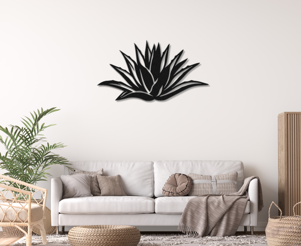 Agave Metal Wall Art