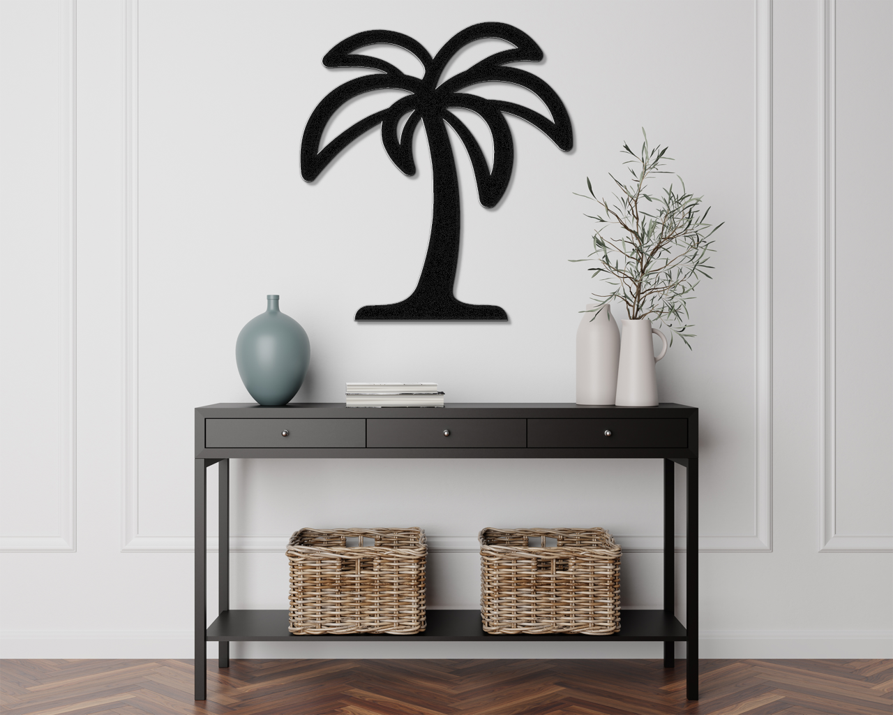 Palm Tree Metal Wall Art