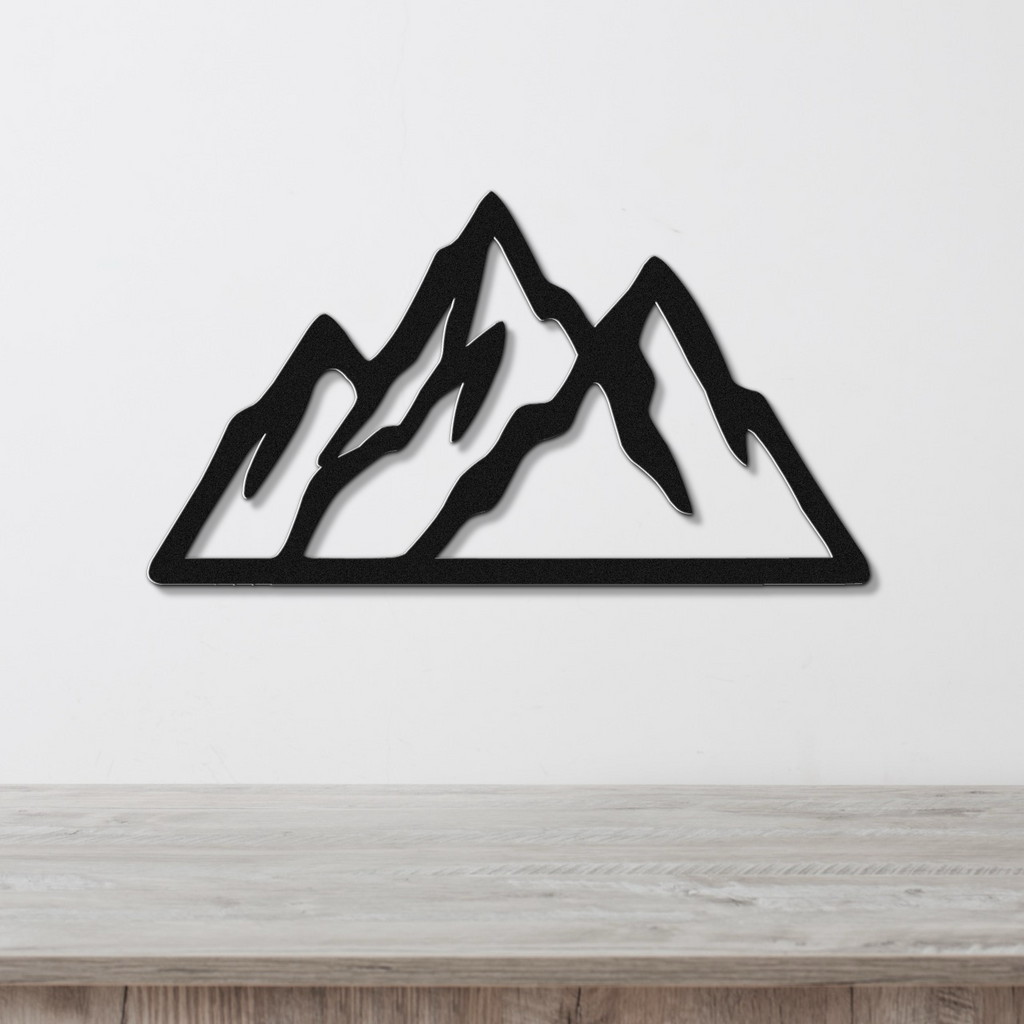 Mountains Metal Wall Art