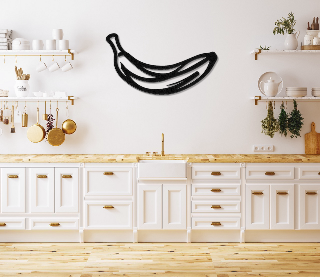 Banana Metal Wall Art