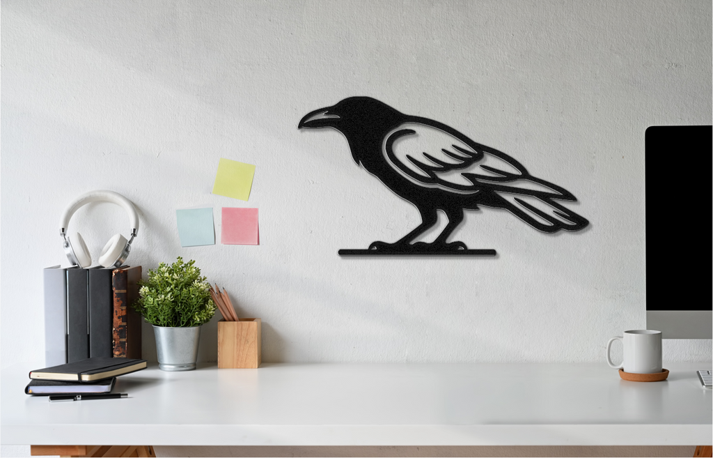 Raven Metal Wall Art