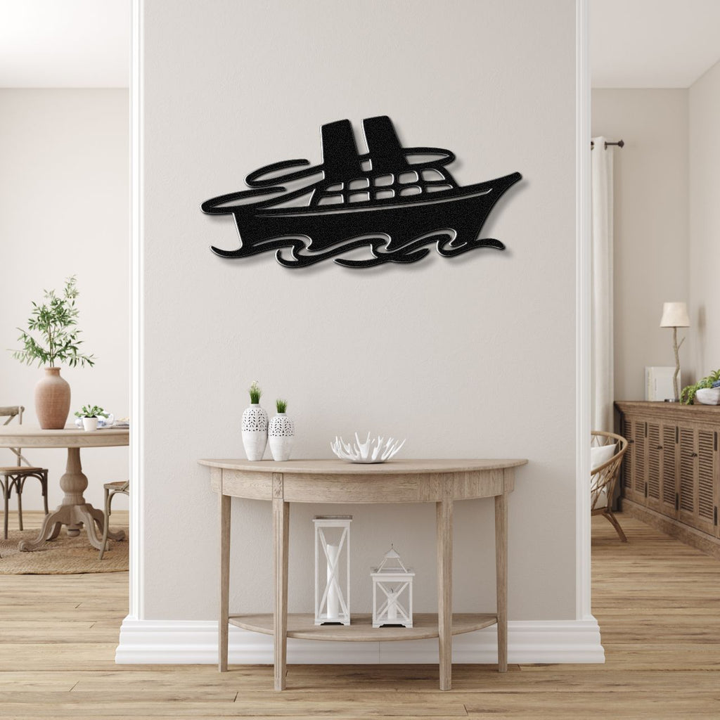 Cruise Ship Metal Wall Art