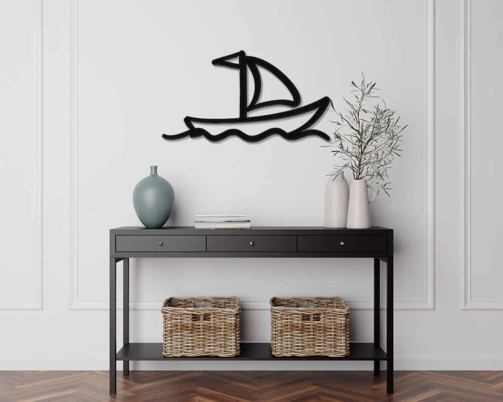 Sailboat Metal Wall Art