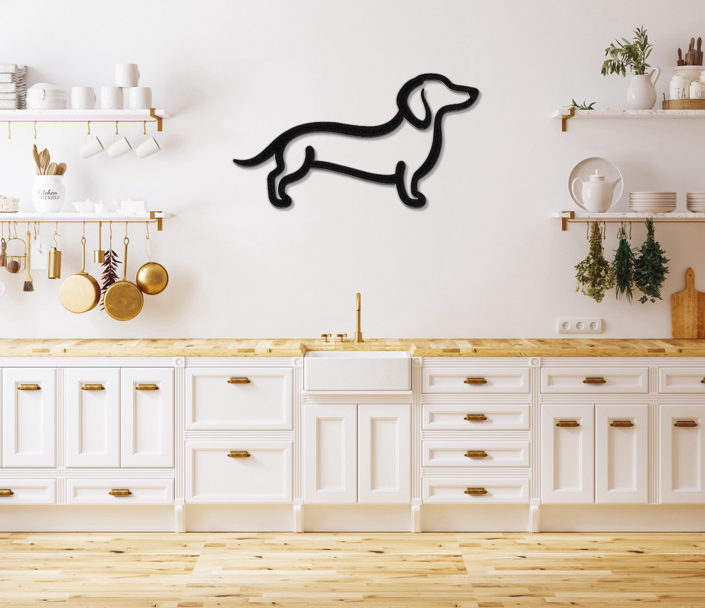 Dachshund Metal Wall Art