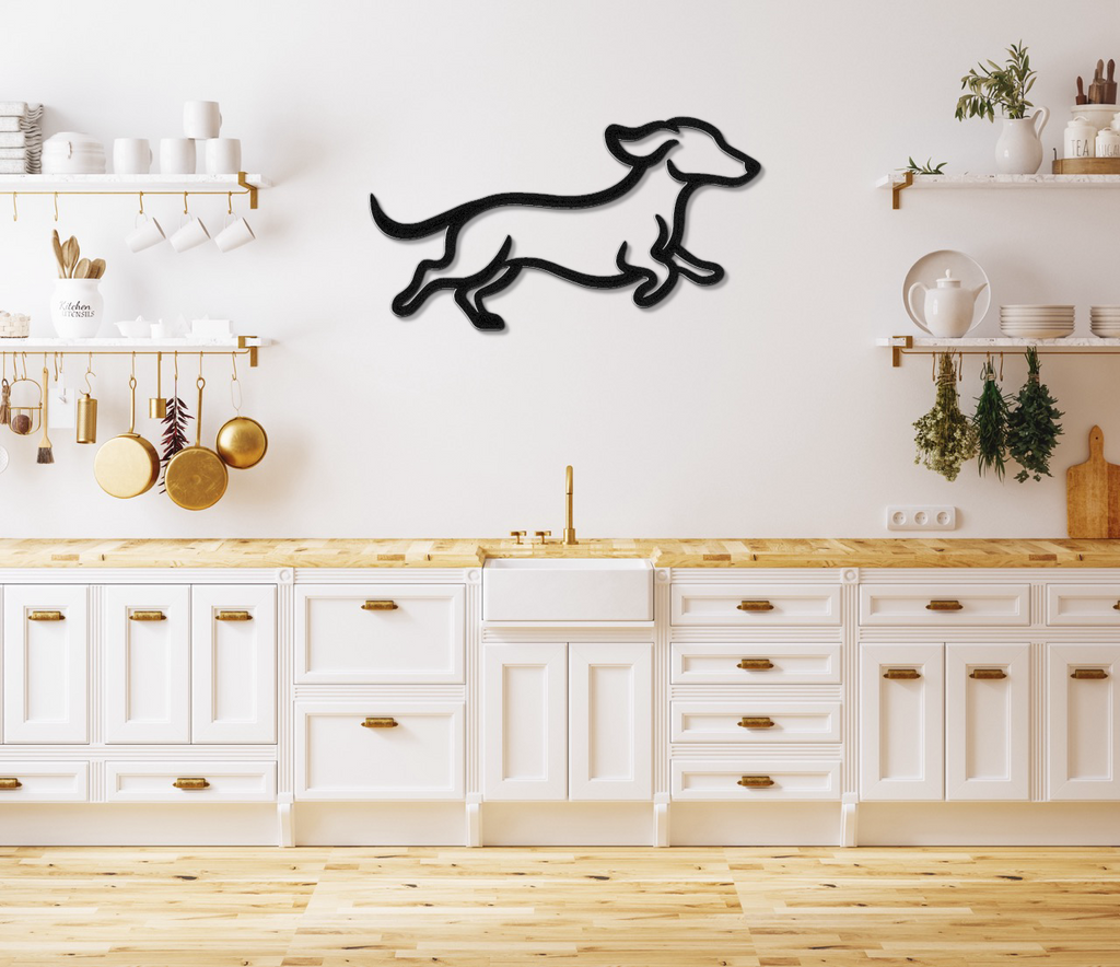 Dachshund Metal Wall Art