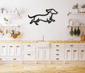 Dachshund Metal Wall Art