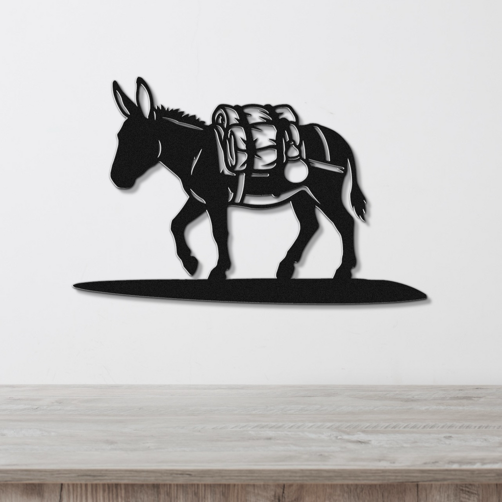 Burro Metal Wall Art
