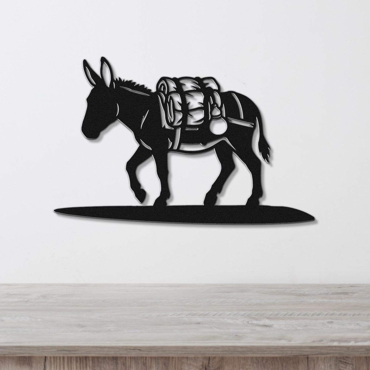 Burro Metal Wall Art