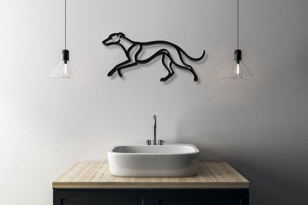 Greyhound Metal Wall Art