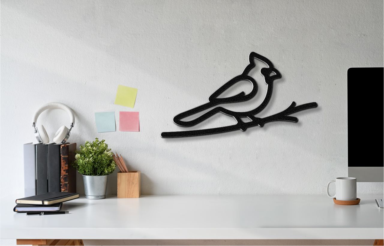 Cardinal Metal Wall Art