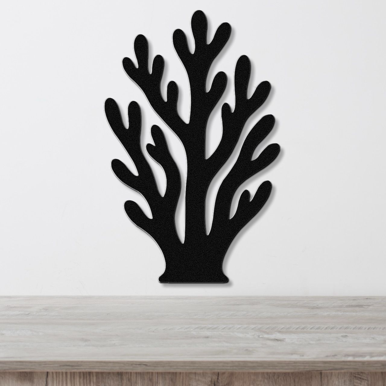 Coral Metal Wall Art