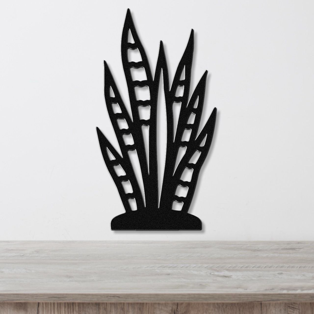 Snake Plant Metal Wall Art