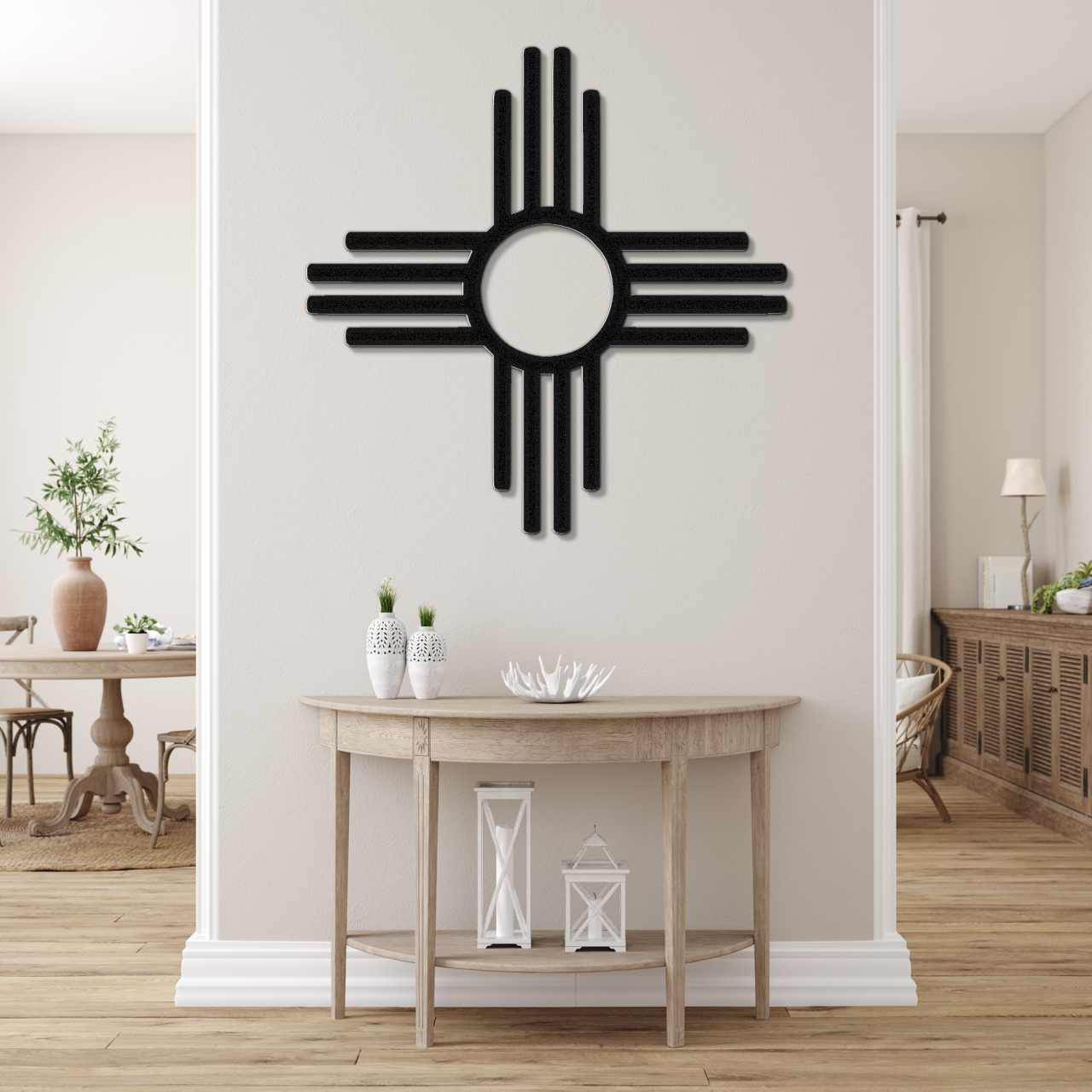 Zia Sun Symbol Metal Wall Art