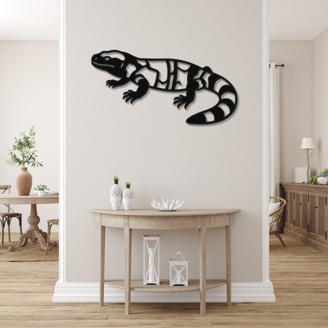 Gila Monster Metal Wall Art