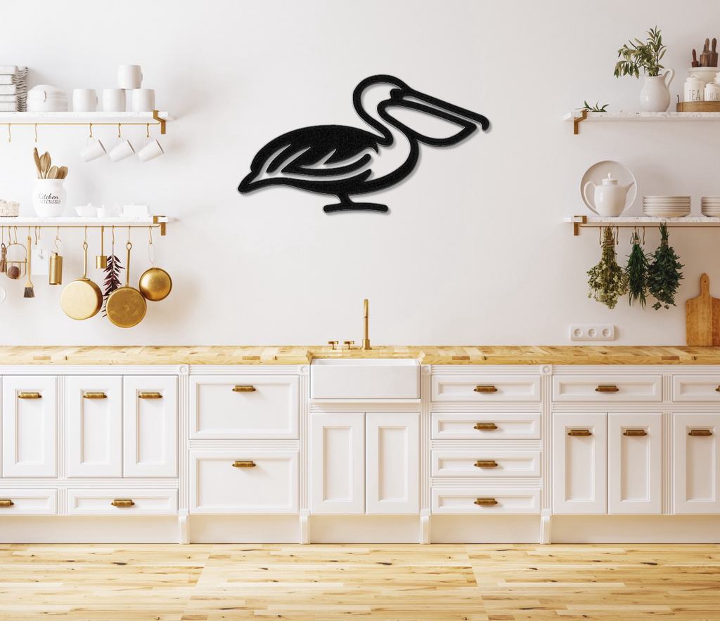 Pelican Metal Wall Art
