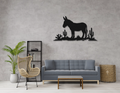 Burro Metal Wall Art