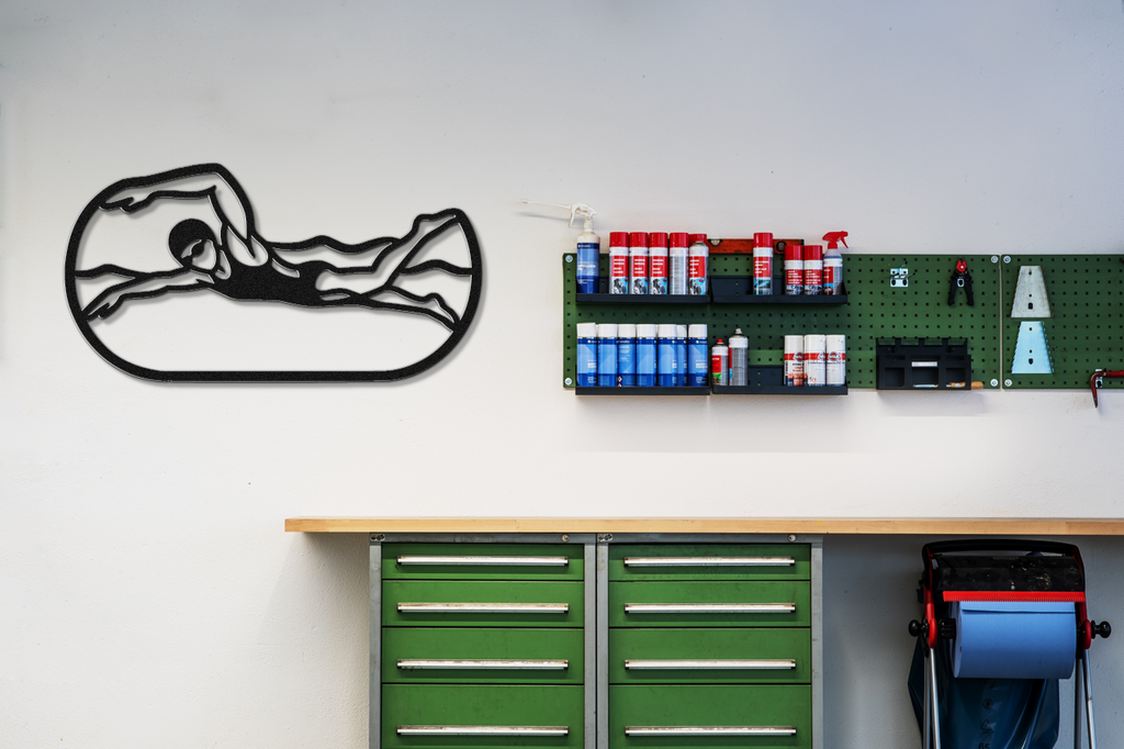 Swimmer Metal Wall Art
