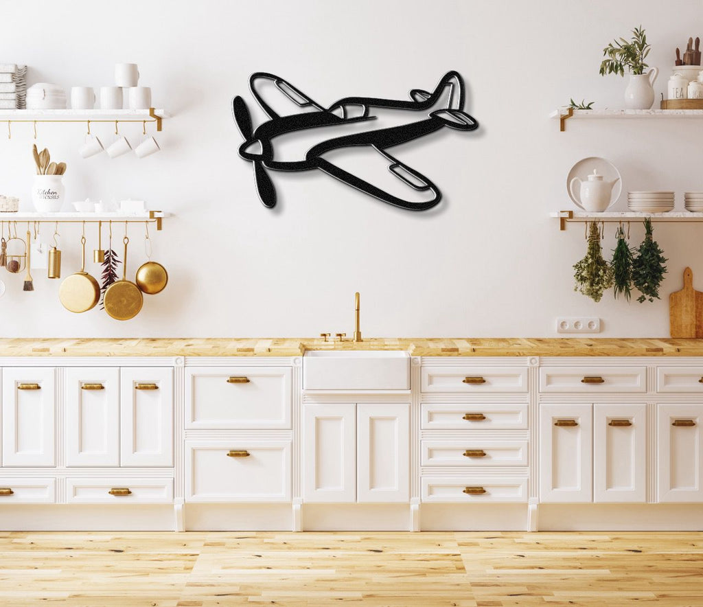 Airplane Metal Wall Art