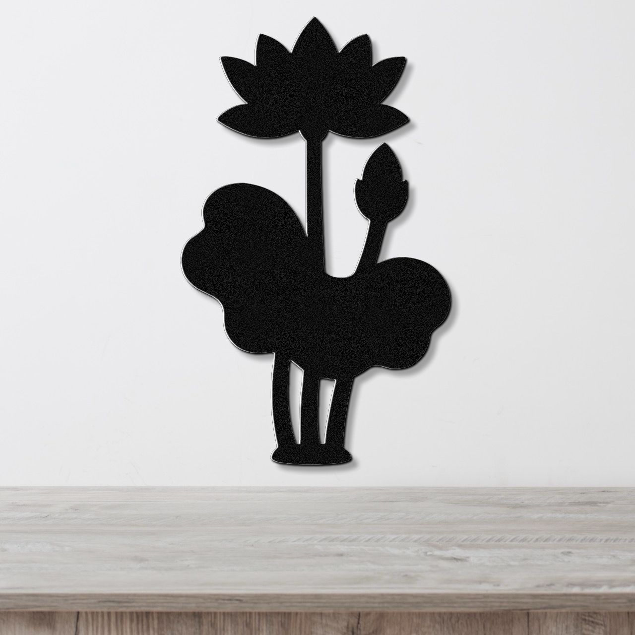 Lotus Water Lily Metal Wall Art