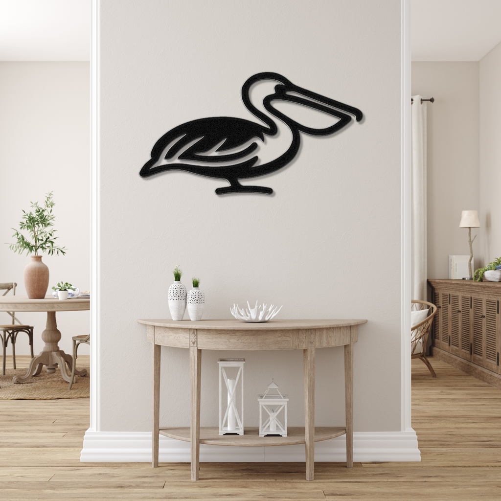 Pelican Metal Wall Art
