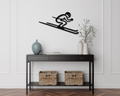 Skiing Metal Wall Art