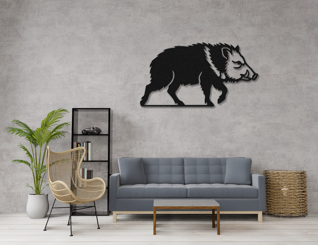 Javelina Metal Wall Art