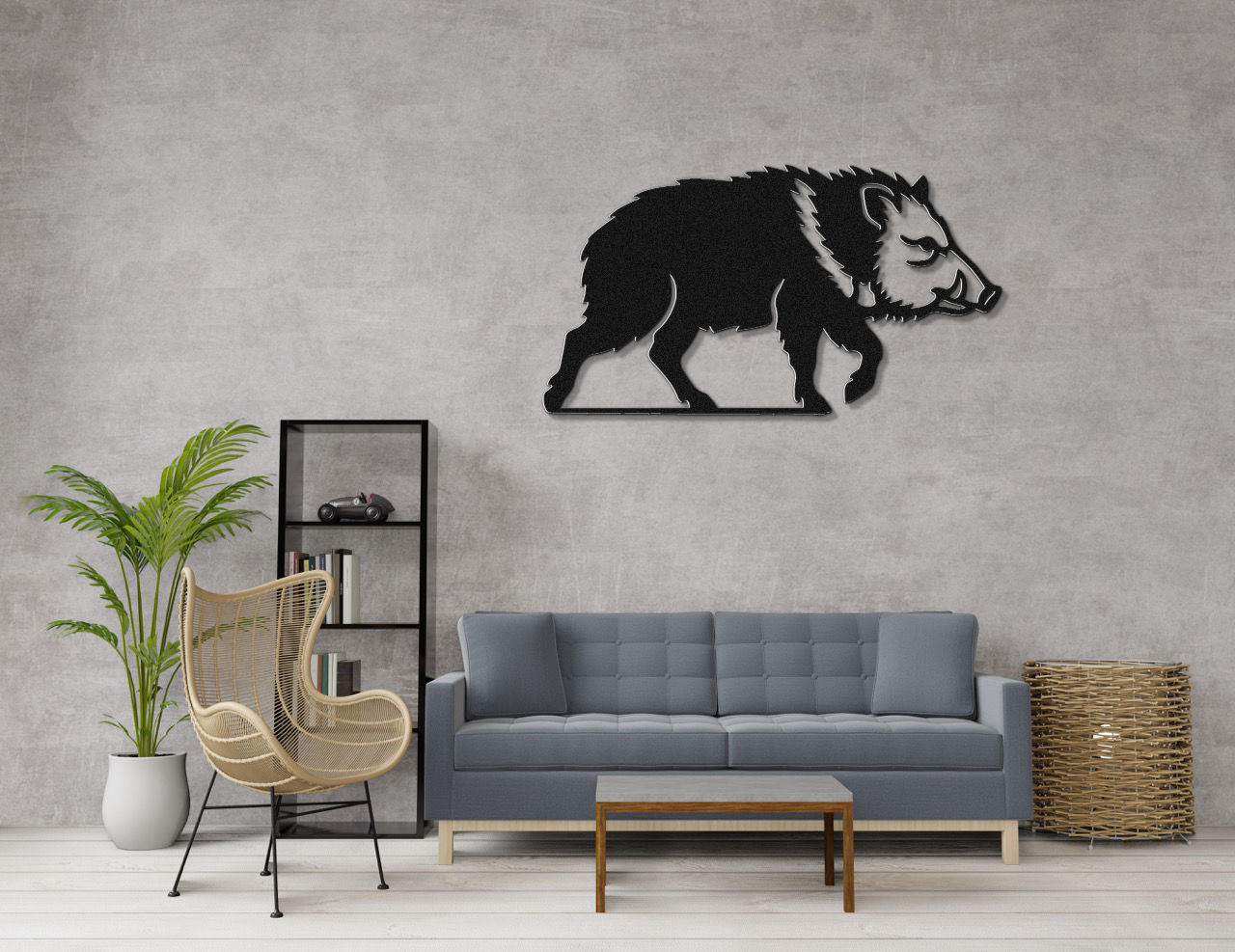 Javelina Metal Wall Art