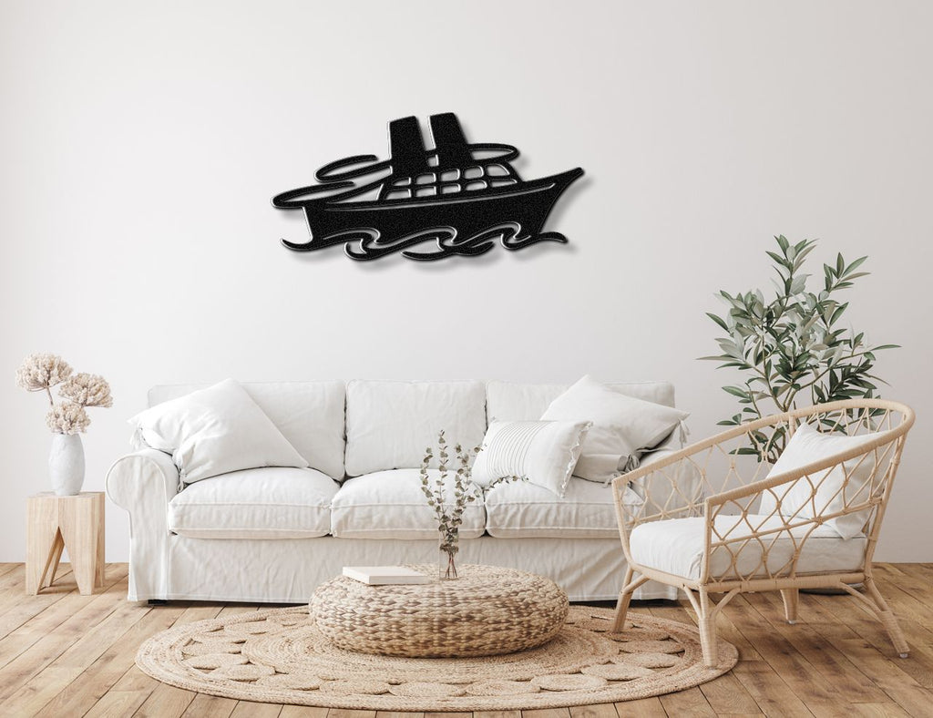 Cruise Ship Metal Wall Art