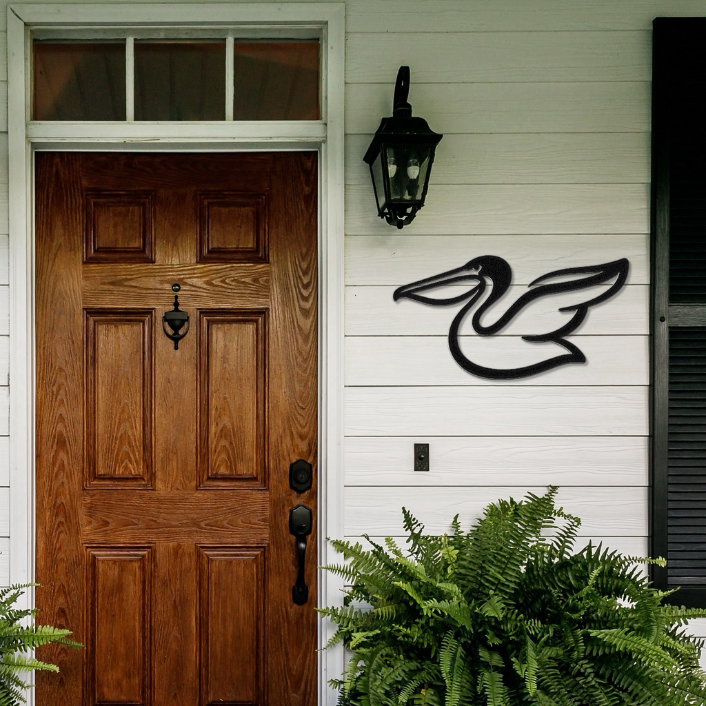 Pelican Metal Wall Art