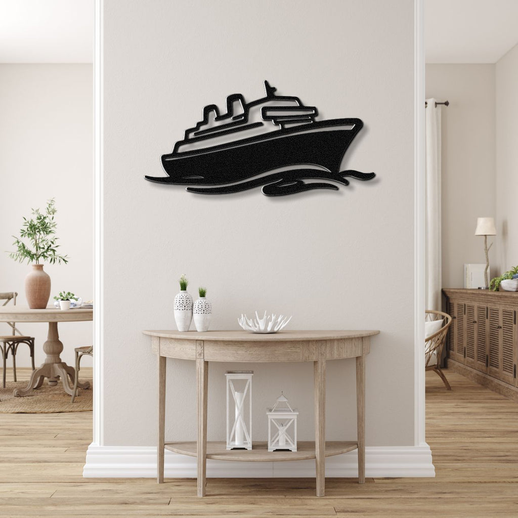 Cruise Ship Metal Wall Art