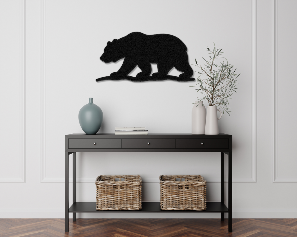 Bear Metal Wall Art
