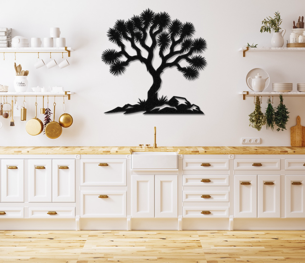 Joshua Tree Silhouette Metal Wall Art