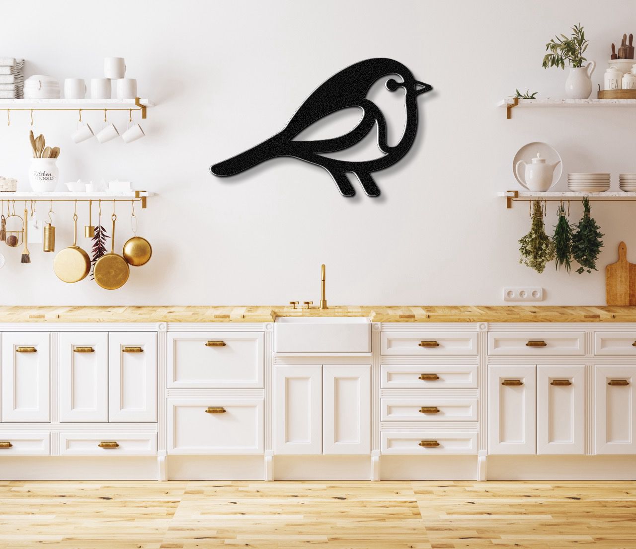 Robin Metal Wall Art