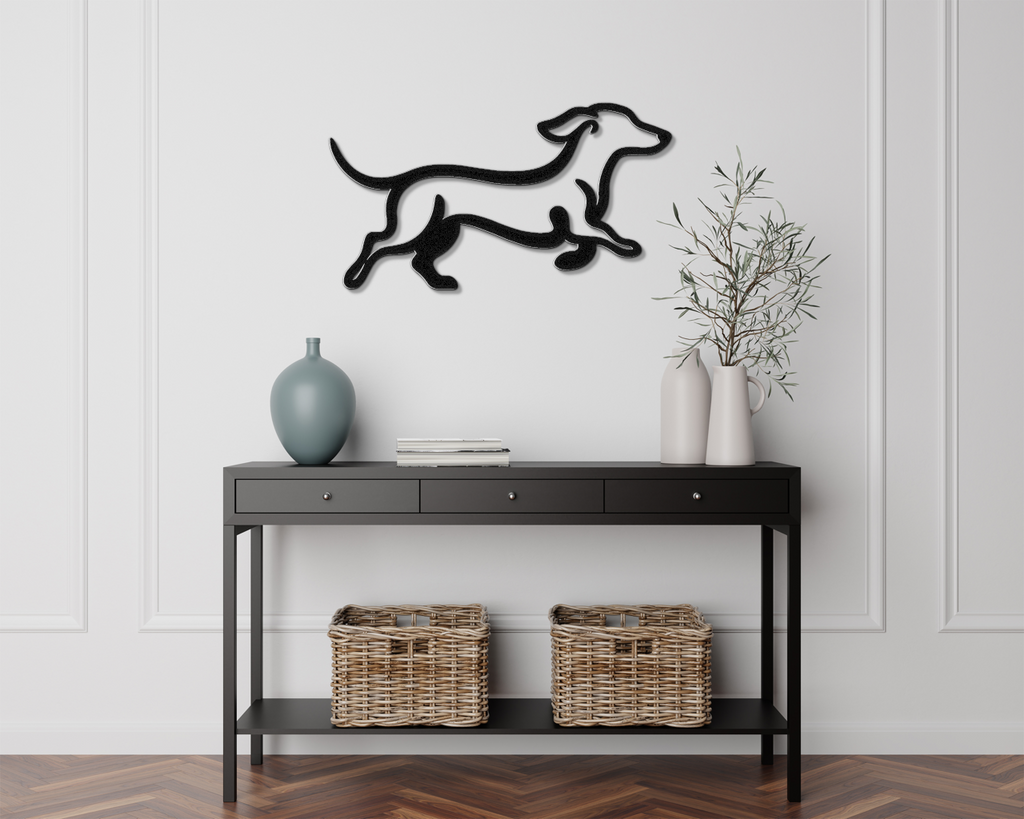 Dachshund Metal Wall Art