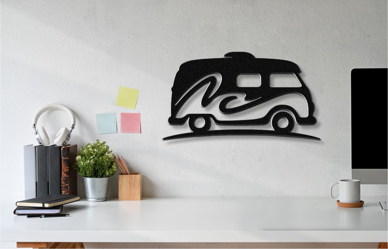 Vintage Van Metal Wall Art