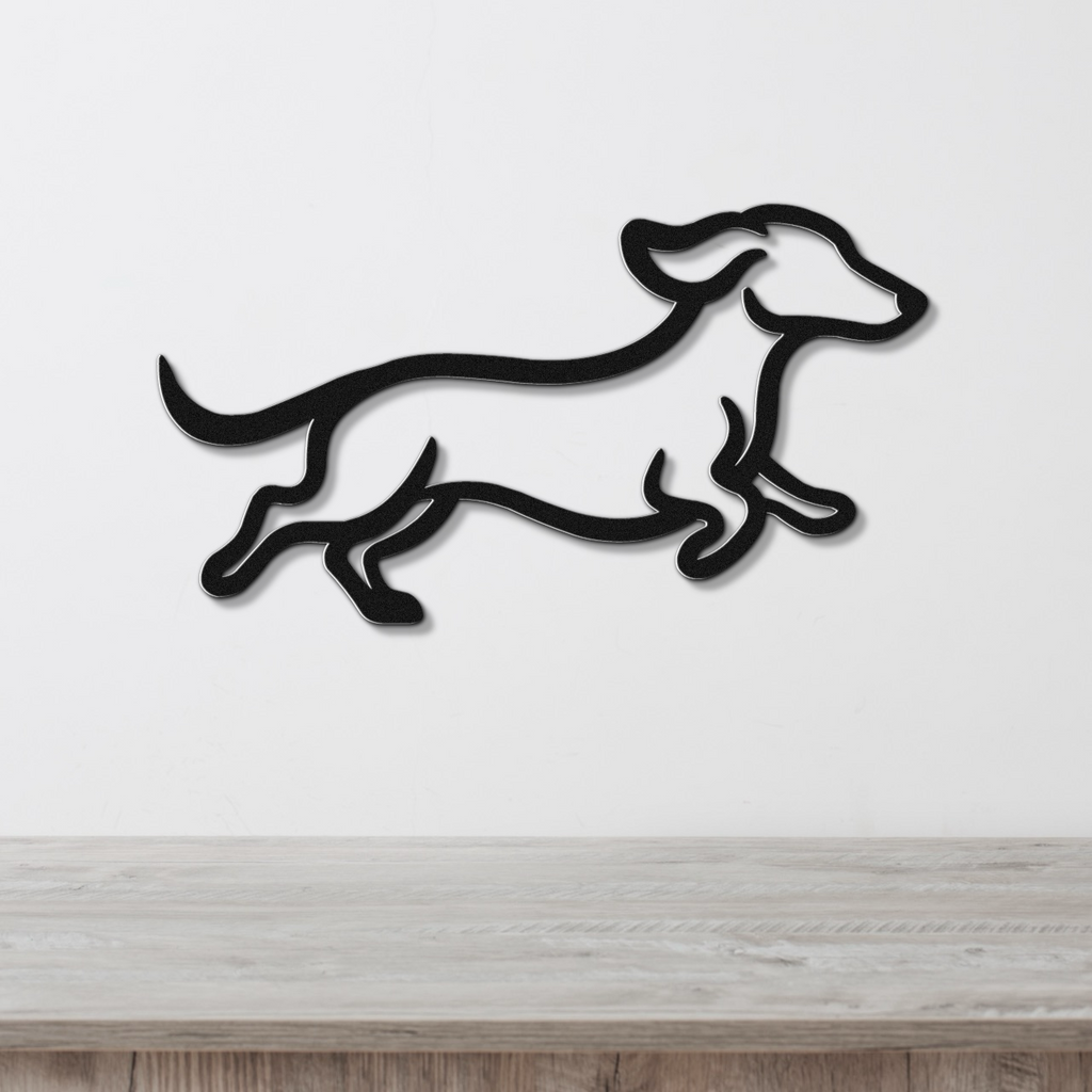 Dachshund Metal Wall Art
