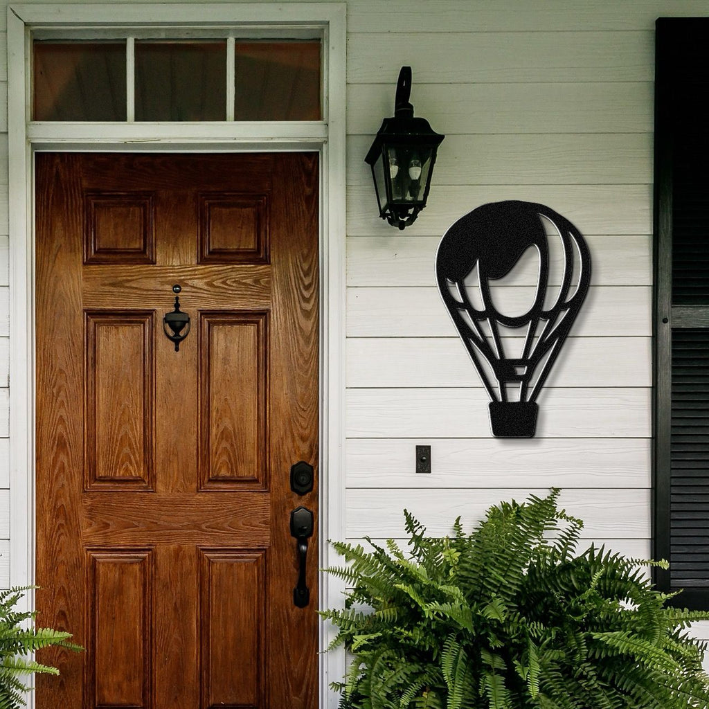 Hot Air Balloon Metal Wall Art