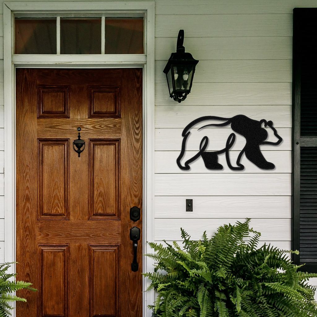 Bear Metal Wall Art