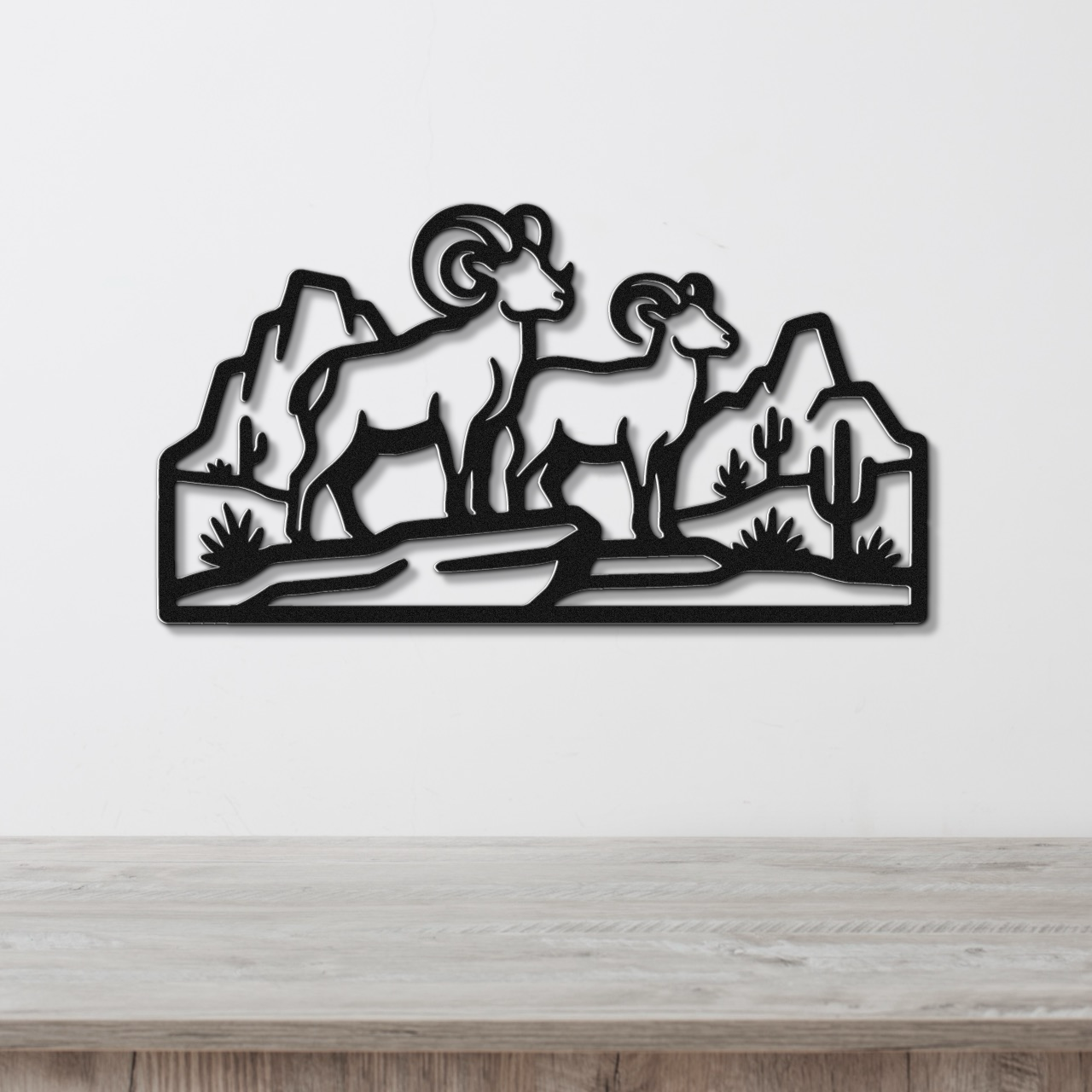 Arizona Bighorn Sheep Metal Wall Art