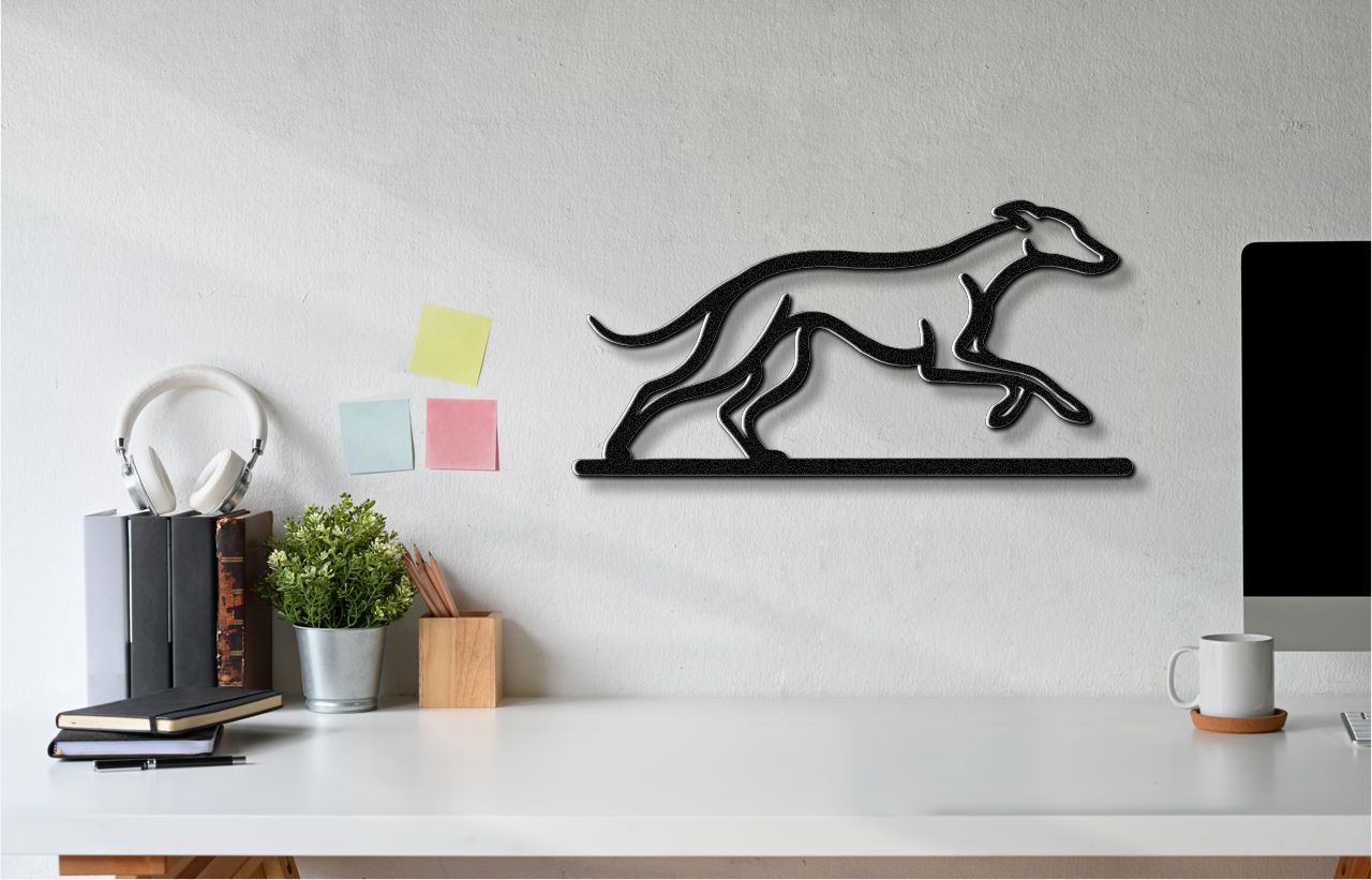Greyhound Metal Wall Art
