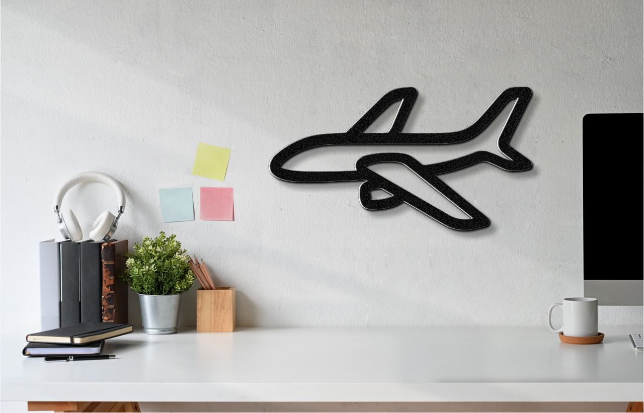 Airplane Metal Wall Art